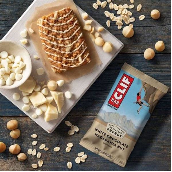 Clif Bar White Chocolate Macadamia Nut Energy Bars, 15 Bars – 68g Each