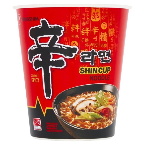 Nongshim 75g Shin Ramyun Cup Noodles – Set of 6 Units