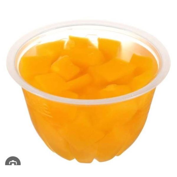 Dole Diced Peaches in Fruit Juice, 20 Cups, 107 mL Each