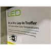 Image 3 : 2 ft x 4 ft Lay-In LED Troffer with Selectable Color Temperatures