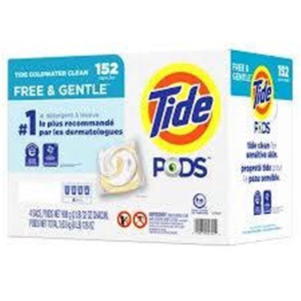 Tide Pods Free & Gentle Unscented, 152 Count