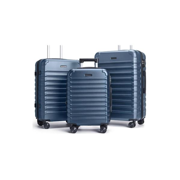 Pack & Fly Light Blue Edition 3-Piece Luggage Set