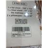 Image 3 : Softan 4PC King Size Sheet Set With Floral Design