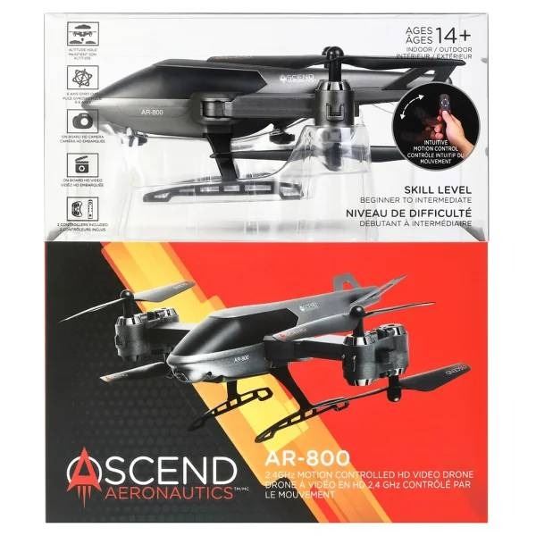 Ascend Aeronautics AR-800 Remote Motion Controlled Drone with HD Video