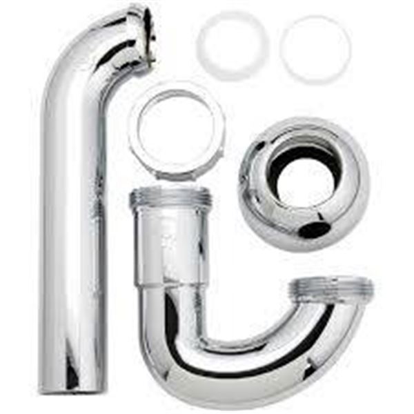 Keeney 7139PC Chrome P-Trap with Wall Tubes Lot of 2