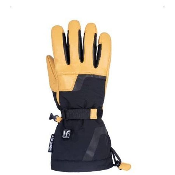 Yellow And Black Insulated Gloves With Heating Elements – Size Medium