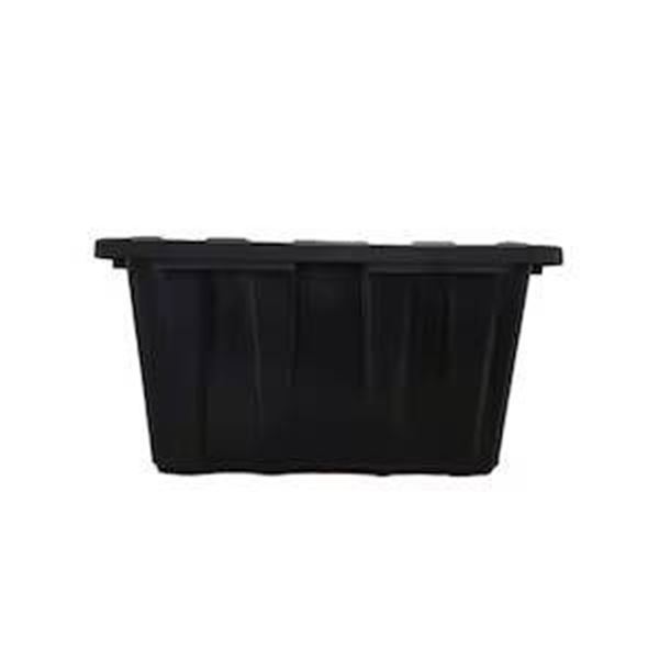 LOT OF 3 Ramtuff 27 Gal / 102 L Strong Storage Bin, Black NO LIDS