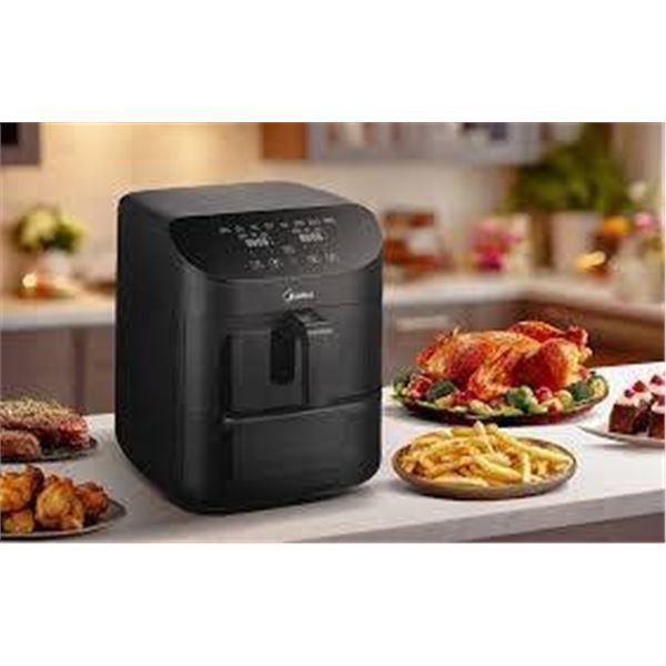 Midea 11L / 11.6qt Double Decker Air Fryer Oven, Model 38098460