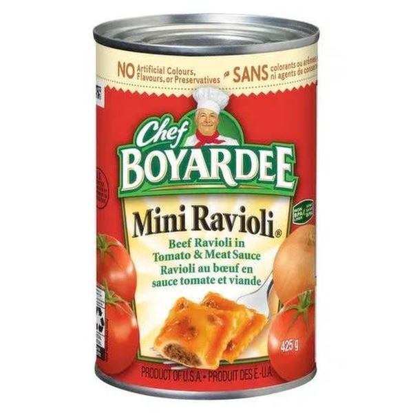 Chef Boyardee Beef Ravioli in Tomato and Meat Sauce – 8 Cans