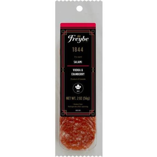 Freybe 1844 Vodka & Cranberry Salami, 24 x 56g
