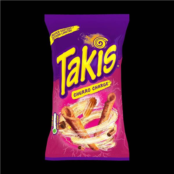 Limited Edition Takis Churro Charge Tortilla Chips 12 x 260g