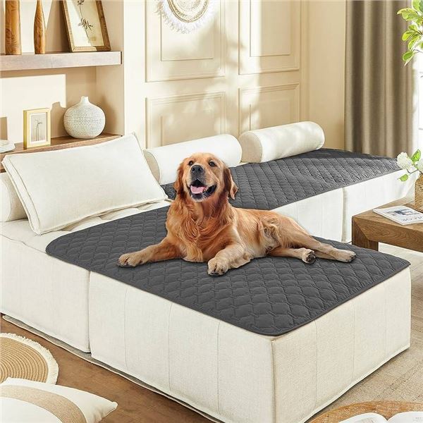 gogobunny 100% Double-Sided Waterproof Dog Bed Cover Pet Blanket Sofa Couch Furniture Protector for 