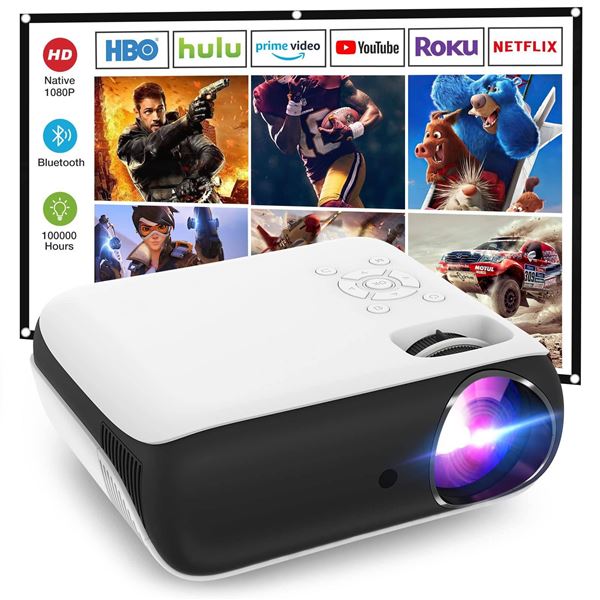 Happrun Model H1 Video Projector with HDMI Port