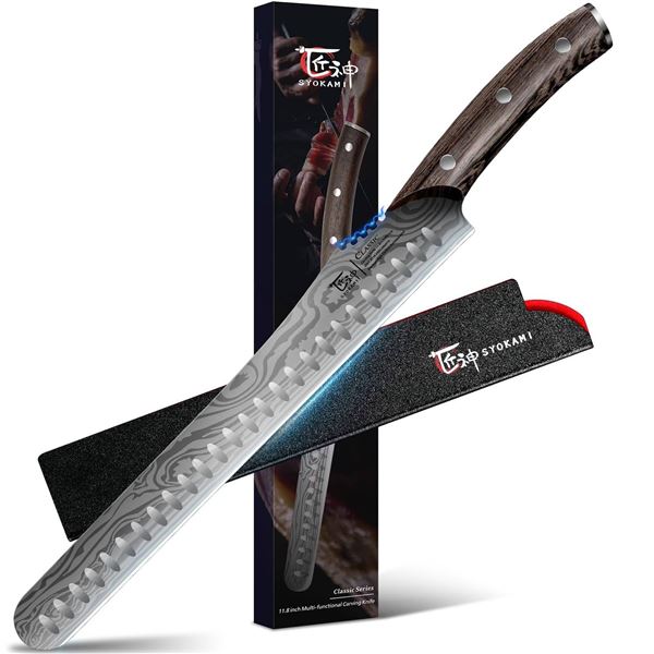 Syokami Classic Series 11.8-Inch Multi-Functional Carving Knife