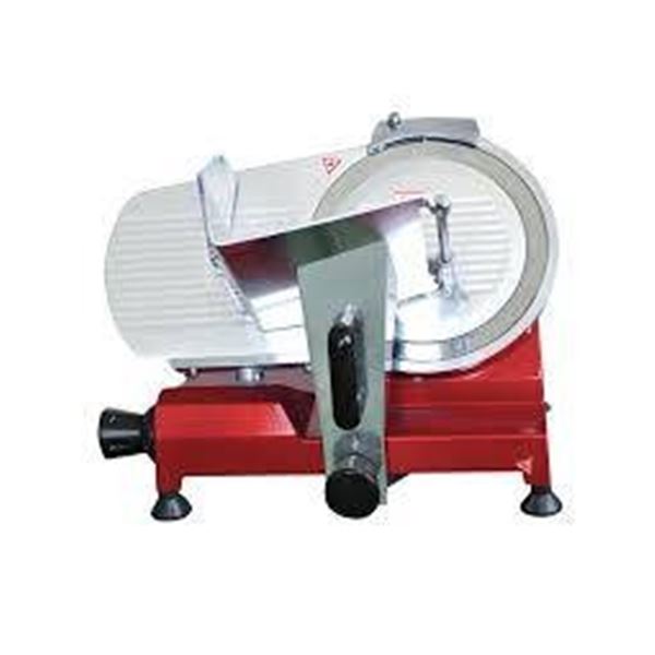 Eurodib Food Slicer, Red Metal Finish, Model Unknown