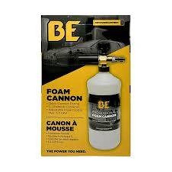 BE Foam Cannon with Adjustable Spray Nozzle and Brass Connector