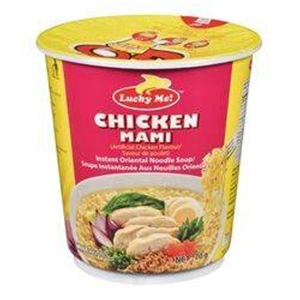 Lucky Me Chicken Flavour Instant Noodle Soup Pack 70g x 24