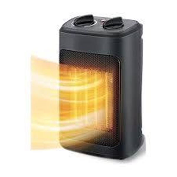 NT15-20A Ceramic Heater With Adjustable Thermostat And Safety Features