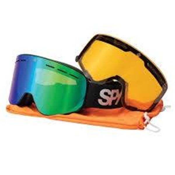 Spy+ Aero Snow Goggles with Dual Lenses and UV Protection
