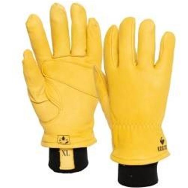 Hand Crew Leather Winter Gloves, 2-Pack, Size X-Large