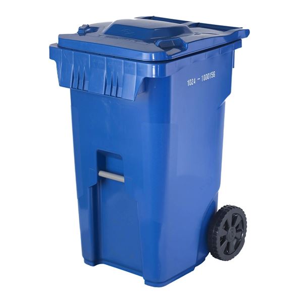 IPL Heavy Duty 64 Gallon / 240 Liter Recycling Bin With Lid NO WHEELS