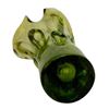 Image 8 : Mid Century Czech Green Art Glass Vase