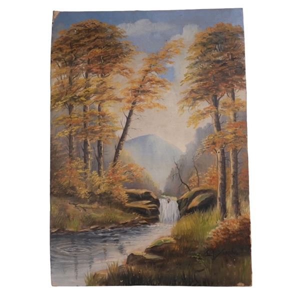 L.J. Sterling - Autumn Forest Landscape Painting