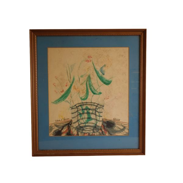 Watercolor Still Life - Fleurs L'Amour