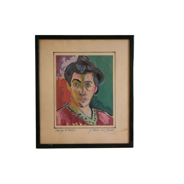 After Henri Matisse's The Green Stripe