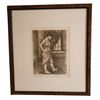 Image 2 : Raphael Soyer - Pair of Etchings