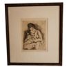 Image 3 : Raphael Soyer - Pair of Etchings