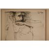 Image 2 : Leonard Baskin - "Job" Pencil Signed Etching
