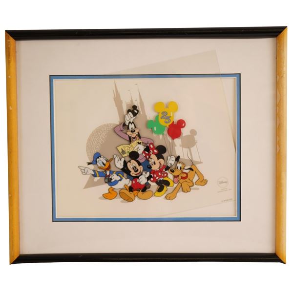Disney "Mickey Mouse Around the World" Sericel