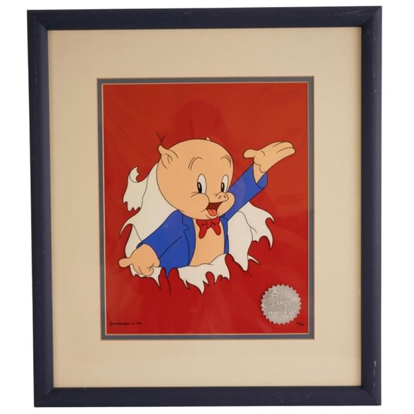 Warner Bros. Limited Porky Pig Animation Cel