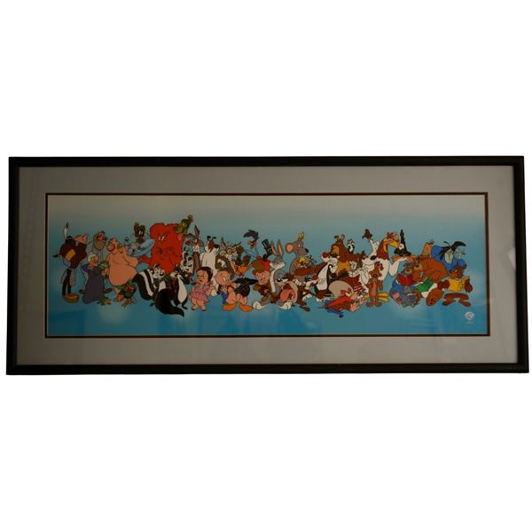 Warner Bros Looney Tunes Lineup Animation Cel