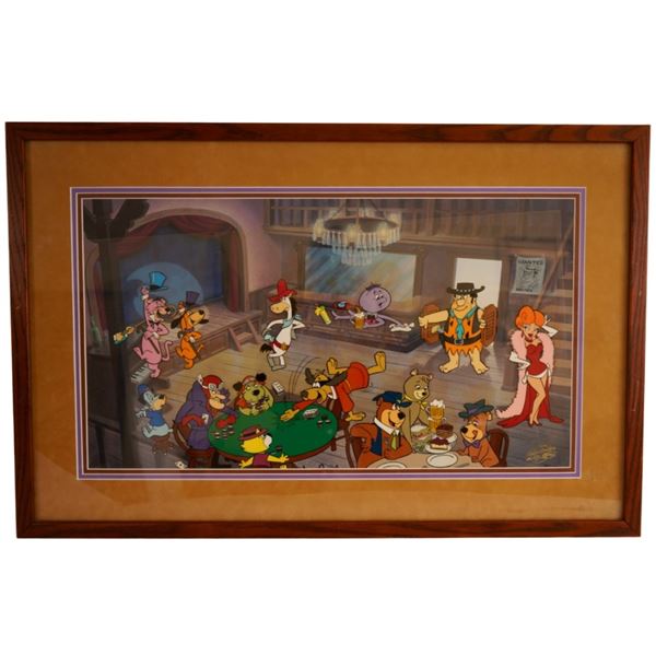Hanna-Barbera "Cut the Deck" Animation Cel