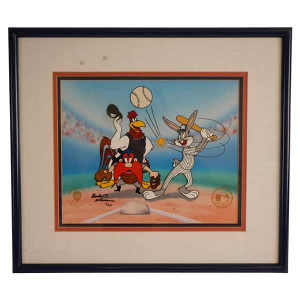 Looney Tunes "Home Run Hare" Signed Animation Cel