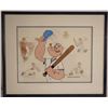 Image 1 : Popeye "Take Me Out to the Ball Game" Cel