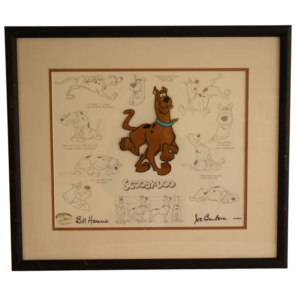 Scooby Doo Hand-Drawn Signed Model Sheet