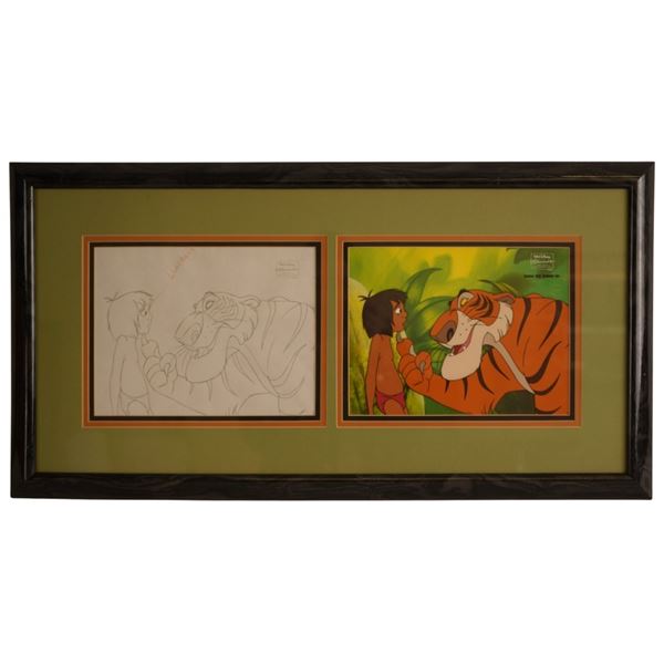 Disney Jungle Cubs Animation Cel & Concept Sketch