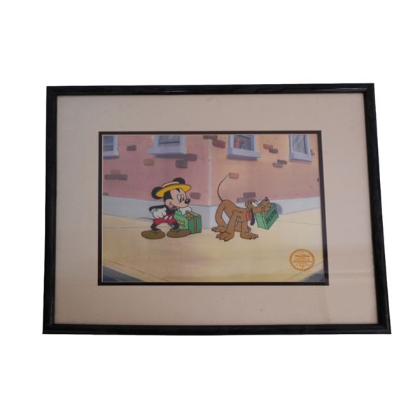 Disney "Mickey Mouse Takes a Trip" Serigraph