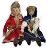 Image 1 : Pair of Russian Moscow Dolls by Alexandra
