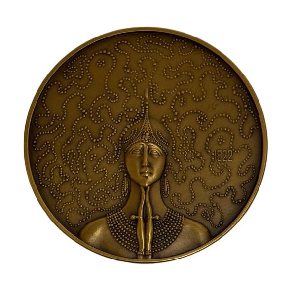 Erte Above & Below Bronze Medallion 69/1500
