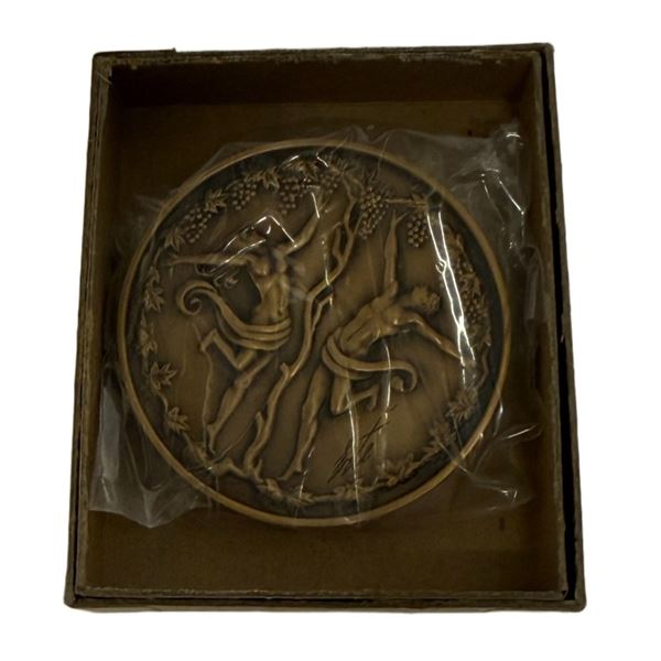 Erte Above & Below Bronze Medallion 67/1500
