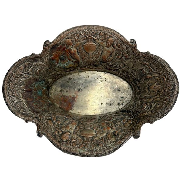 Antique Art Nouveau Silverplate Serving Dish