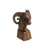 Image 3 : Andrea by Sadek Brass Rams Bookends Pair