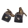 Image 4 : Andrea by Sadek Brass Rams Bookends Pair
