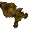 Image 12 : Pair of French Empire Gilt Brass Banquet Lamps