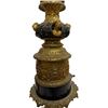 Image 3 : Pair of French Empire Gilt Brass Banquet Lamps