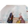 Image 6 : Victorian Fragonard Style Milk Glass Vase Pair